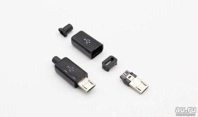 Лот: 13529183. Фото: 1. Штекер Micro USB 5PIN. Разъёмы