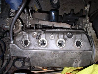 Лот: 1708458. Фото: 1. Двигатель HONDA Civic d15b eg8. Двигатель и элементы двигателя