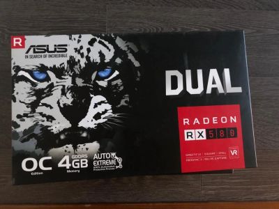 Лот: 10721267. Фото: 1. Видеокарта Asus Radeon RX 580... Видеокарты