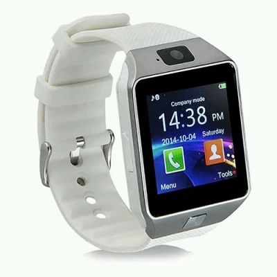 Лот: 11766010. Фото: 1. Умные часы smart watch dz09 белые. Смарт-часы, фитнес-браслеты, аксессуары