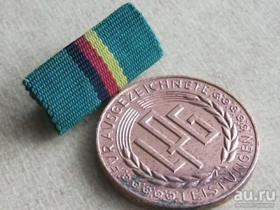Лот: 13209782. Фото: 1. Медаль ГДР знак трудовой за заслуги... Памятные медали