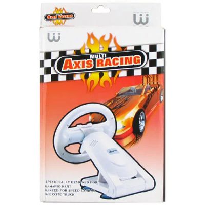 Лот: 3728788. Фото: 1. Wii Руль "Multi Axis" White. Аксессуары для игровых приставок, консолей, геймпады