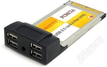 Лот: 1053448. Фото: 1. Адаптер Controller CardBus USB2... Другое (сетевые устройства)