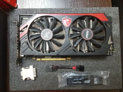Лот: 14853523. Фото: 1. Видеокарта MSI Radeon R9 280 gaming... Видеокарты