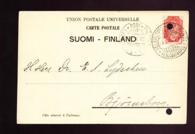 Лот: 11224079. Фото: 1. Открытое письмо * Финляндия в... Документы, ценные бумаги, письма