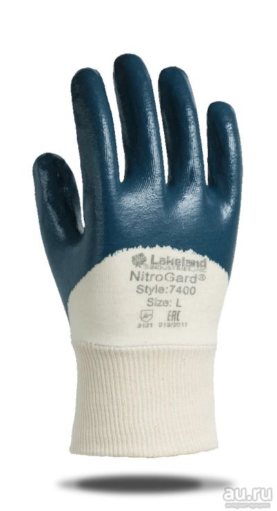 Лот: 17055576. Фото: 1. Перчатки Lakeland Nitrogard 7400... Спецодежда, спецобувь