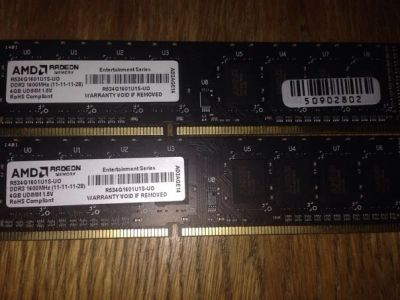 Лот: 4355245. Фото: 1. оперативная память DDR3 2 по 4... Оперативная память