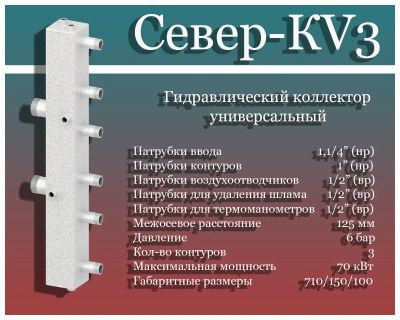 Лот: 8439421. Фото: 1. Гидравлический коллектор универсальный... Другое (тепловое оборудование, климат)