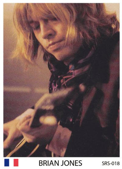 Лот: 10615190. Фото: 1. Rolling Stones Brian Jones коллекционная... Наклейки, фантики, вкладыши