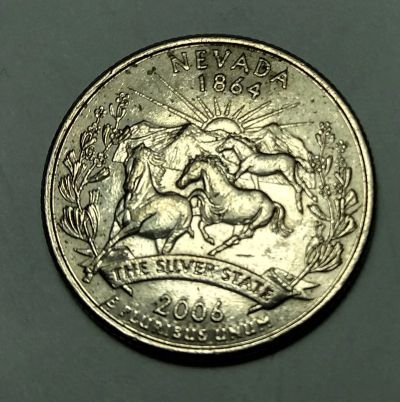 Лот: 11920101. Фото: 1. 25 центов США Серия "Штаты и территории... Америка