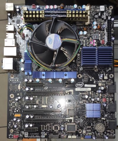 Лот: 20313075. Фото: 1. Intel i7 960 + DX58S0 + 8GB DDR3... Комплекты запчастей