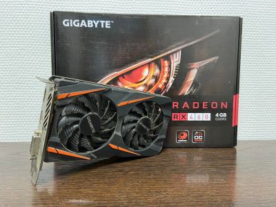 Лот: 15317785. Фото: 1. Игровая Видеокарта Gigabyte Radeon... Видеокарты