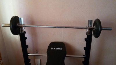 Лот: 6378428. Фото: 1. Скамья для жима лежа atemi asb-1000... Силовые, скамьи, стойки