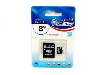 Лот: 4525578. Фото: 1. Карта памяти micro SDHC 8GB Smart... Карты памяти