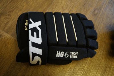 Лот: 8053511. Фото: 1. Перчатки игрока Stex, хоккей с... Перчатки