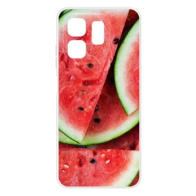 Лот: 25540086. Фото: 1. Чехол Krutoff Clear Case "Арбуз... Чехлы, бамперы