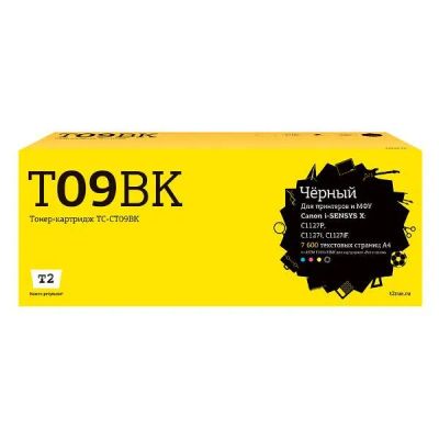 Лот: 24450916. Фото: 1. Картридж T2 TC-CT09BK/T09 BK. Картриджи, расходные материалы