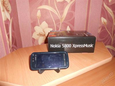 Лот: 1977963. Фото: 1. NOKIA 5800. Кнопочные мобильные телефоны