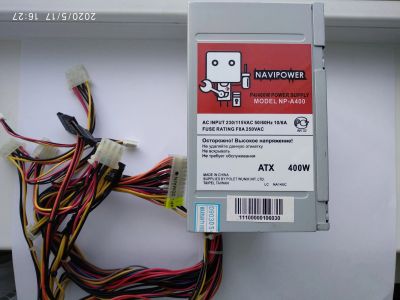 Лот: 15998336. Фото: 1. Блок питания NaviPower NP-A400... Корпуса, блоки питания
