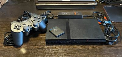 Лот: 18545484. Фото: 1. PlayStation 2 Slim. Игровые приставки, консоли