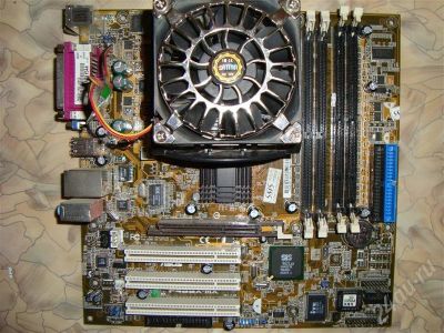 Лот: 652418. Фото: 1. ASUS P4SGX-MX/ Socket478+ CPU... Материнские платы