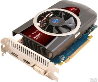 Лот: 8616414. Фото: 1. Sapphire HD6770 1GB 128bit (Б... Видеокарты