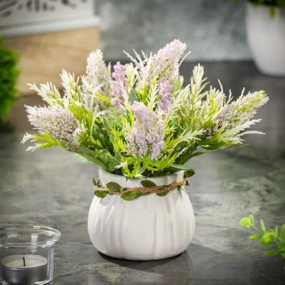 Лот: 25133544. Фото: 1. Цветок искусственный в кашпо... Искусственные и сувенирные цветы
