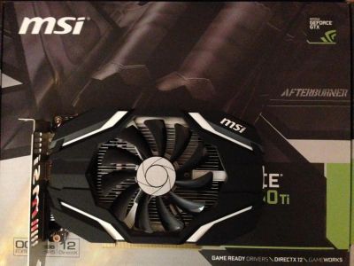 Лот: 10424676. Фото: 1. GEFOrCe gtx 1050 ti msi. Видеокарты