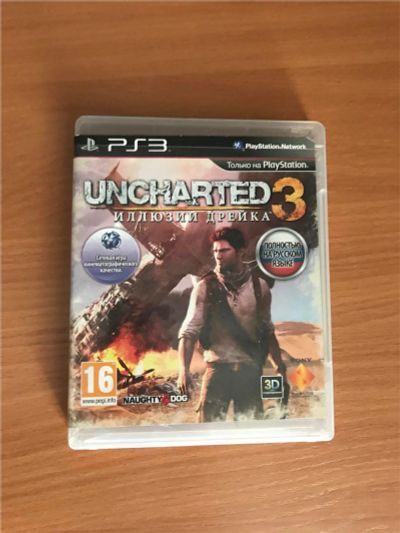 Лот: 11089868. Фото: 1. Uncharted 3 для Sony PlayStation... Игры для консолей