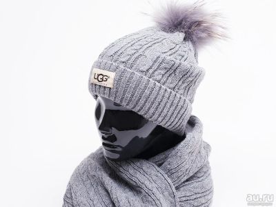 Лот: 16825497. Фото: 1. Комплект UGG( шапка,перчатки,шарф... Головные уборы