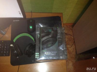 Лот: 9271324. Фото: 1. Наушники Razer kraken pro + коробка. Наушники, гарнитуры
