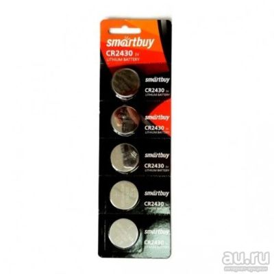 Лот: 17790124. Фото: 1. Батарейка SmartBuy CR 2430 BL... Батарейки, аккумуляторы, элементы питания