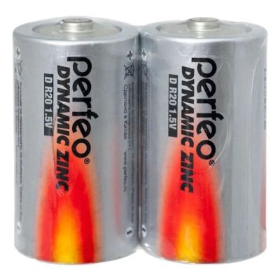 Лот: 25800174. Фото: 1. Батарейка PERFEO R20 2SH Dynamic... Батарейки, аккумуляторы, элементы питания