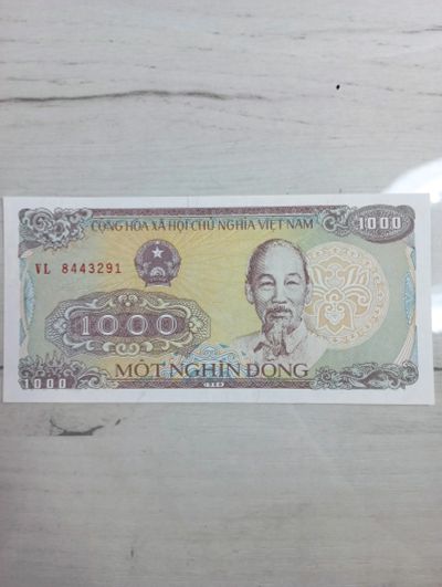 Лот: 20269755. Фото: 1. 1000 донг 1988 Вьетнам. Азия