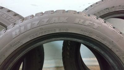 Лот: 14719596. Фото: 1. Зимняя резина 195/55R16 Bridgestone... Шины