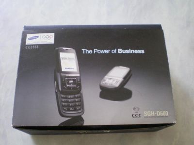 Лот: 11691104. Фото: 1. Коробка от телефона Samsung D600... Коробки, инструкции