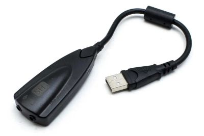 Лот: 25010363. Фото: 1. Звуковая карта USB 5Hv2 7.1 Черный. Звуковые карты