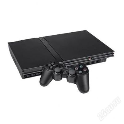 Лот: 4000326. Фото: 1. PlayStation 2 чипованая + диски. Игровые приставки, консоли