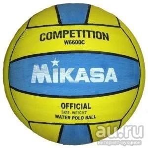 Лот: 12882357. Фото: 1. Мужской мяч для водного поло MIKASA... Мячи, ракетки, шайбы, клюшки