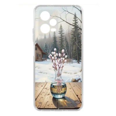 Лот: 25134769. Фото: 1. Чехол Krutoff Clear Case "Верба... Чехлы, бамперы