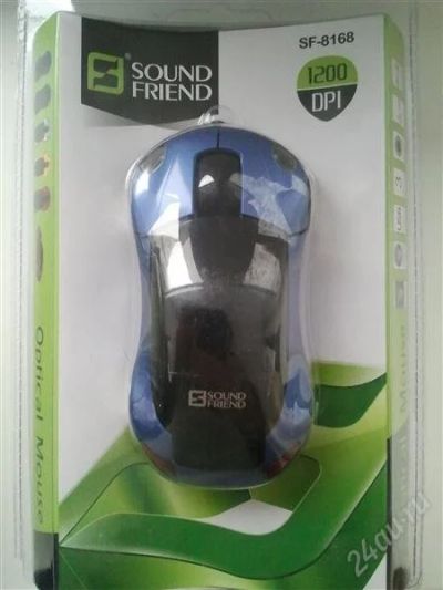 Лот: 2565212. Фото: 1. Мышь - авто SOUND FRIEND SF-8168... Клавиатуры и мыши