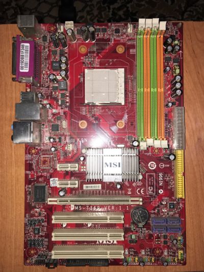 Лот: 15190805. Фото: 1. Материнская плата MSI K9N. Материнские платы