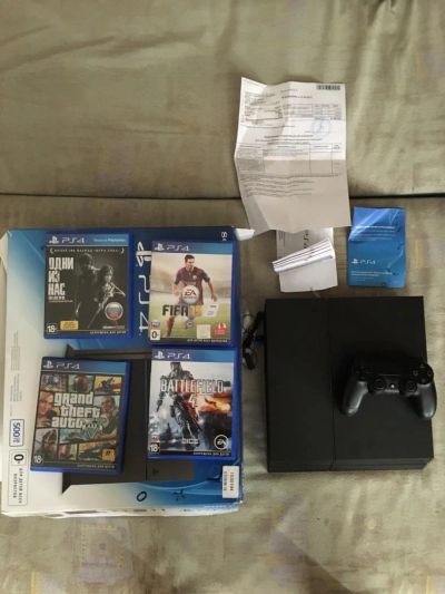 Лот: 6431762. Фото: 1. Sony PlayStation 4 new cuh 1208... Игровые приставки, консоли
