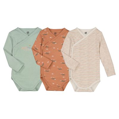 Лот: 24153350. Фото: 1. Комплект из трех боди для LaRedoute. Ползунки, распашонки, слипы