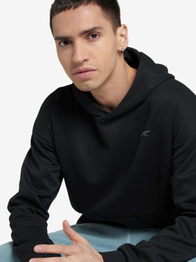 Лот: 22440616. Фото: 1. Худи мужское Reebok, Черный. Другое (спортивная одежда)