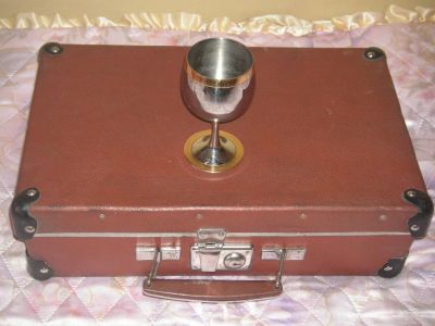 Лот: 9620606. Фото: 1. Банный чемоданчик Советских времен... Чемоданы и сумки дорожные
