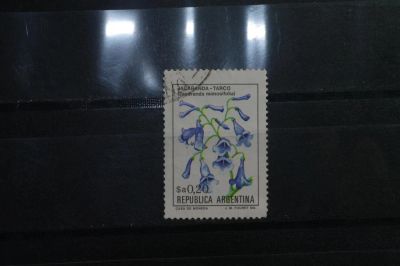 Лот: 3989795. Фото: 1. марка 25 Аргентина флора,. Марки