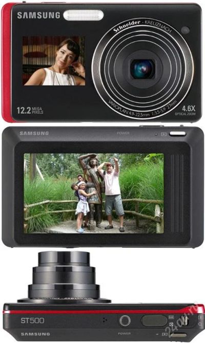 Лот: 10350275. Фото: 1. samsung ST500 с 2мя экранами селфи. Цифровые компактные