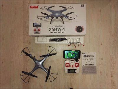 Лот: 8744102. Фото: 1. Квадрокоптер SYMA X5HW-1 с Камерой... Квадрокоптеры