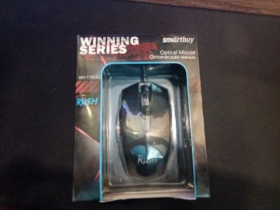 Лот: 17766828. Фото: 1. Игровая мышь Smartbuy Rush SBM-710G-K. Клавиатуры и мыши